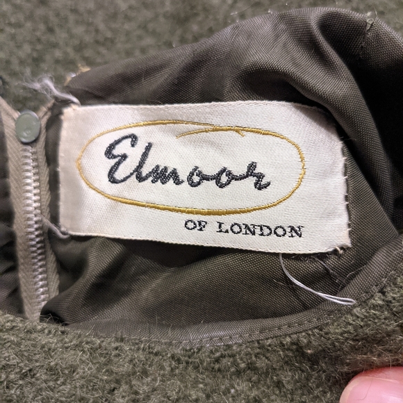 Vintage Elmoor of London Green Dress - Picture 7 of 8